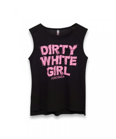 Foreigner Women's Dirty White Girl Pocket Tank $4.50 Shirts