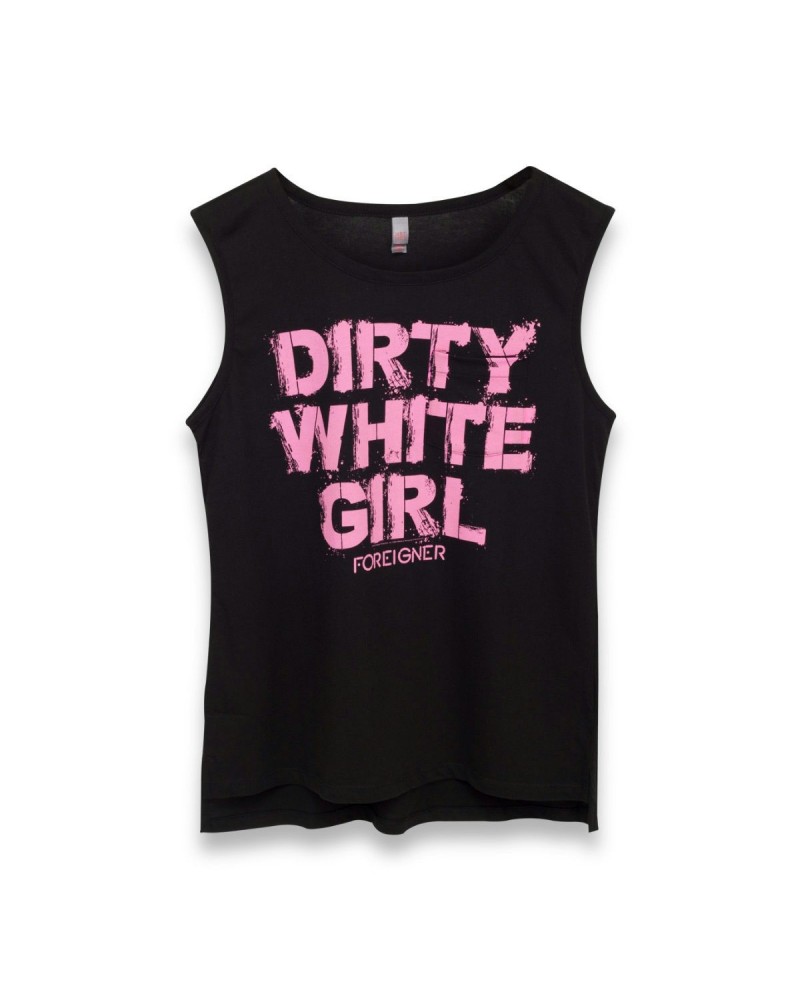 Foreigner Women's Dirty White Girl Pocket Tank $4.50 Shirts