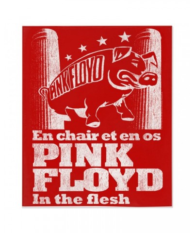 Pink Floyd Minky Blanket | In The Flesh Concert en Français Design Blanket $21.60 Blankets