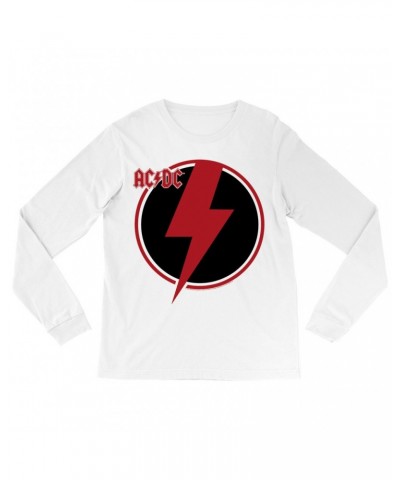 AC/DC Long Sleeve Shirt | Black Red Bolt Shirt $11.08 Shirts