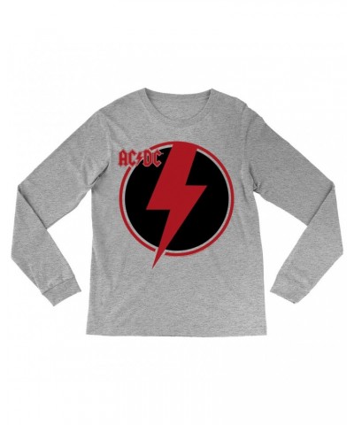 AC/DC Long Sleeve Shirt | Black Red Bolt Shirt $11.08 Shirts