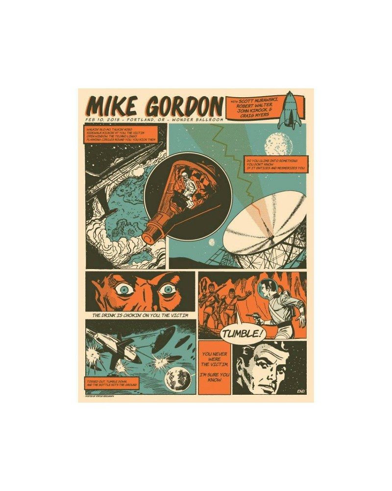 Mike Gordon Portland LE Poster $8.00 Decor