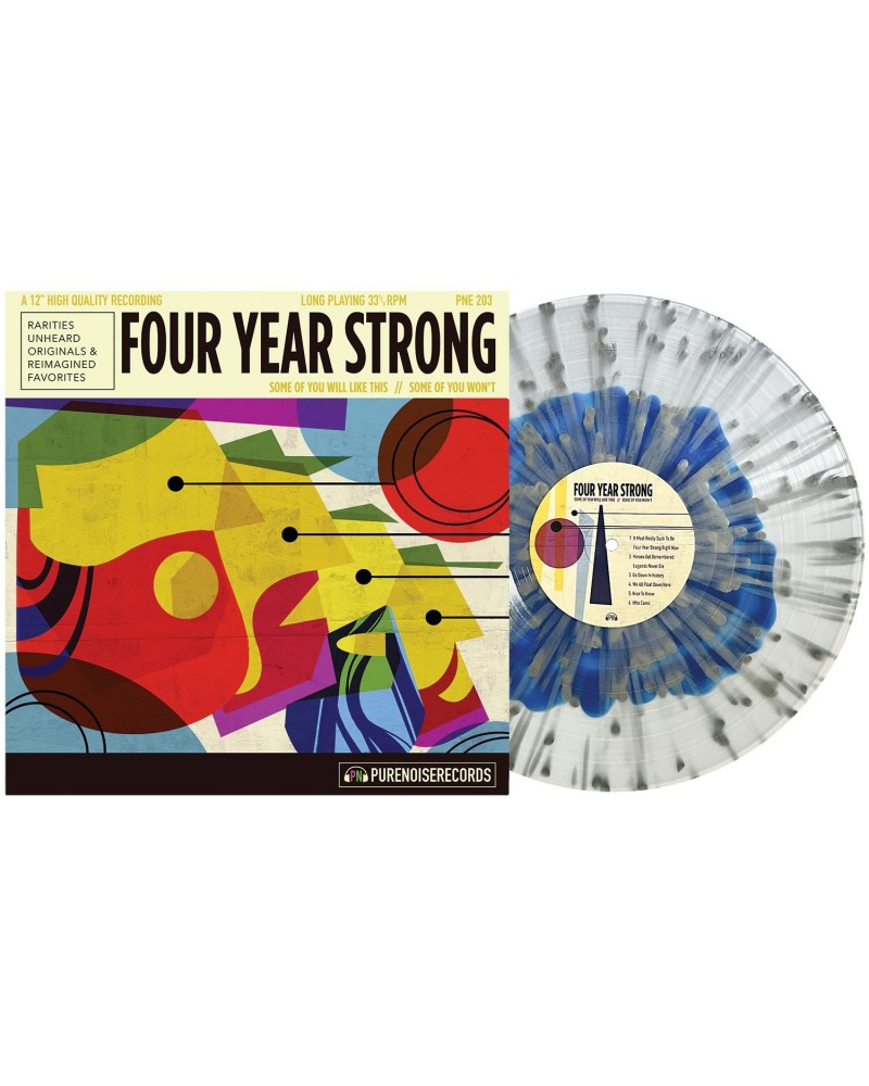 Four Year Strong Some of You Will Like This Some of You Won't 12" Vinyl (Blue in Clear w/ Silver Splatter) $13.61 Vinyl