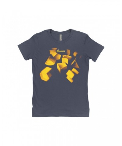 Genesis Ladies' Boyfriend T-Shirt | 1983 Self Titled Album Image Shirt $8.73 Shirts