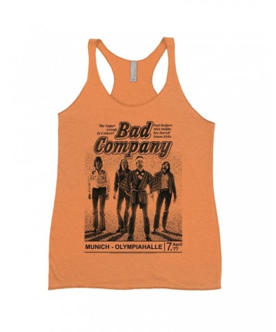 Bad Company Ladies' Tank Top | Munich Live In Concert 1977 Shirt $11.29 Shirts