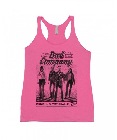 Bad Company Ladies' Tank Top | Munich Live In Concert 1977 Shirt $11.29 Shirts