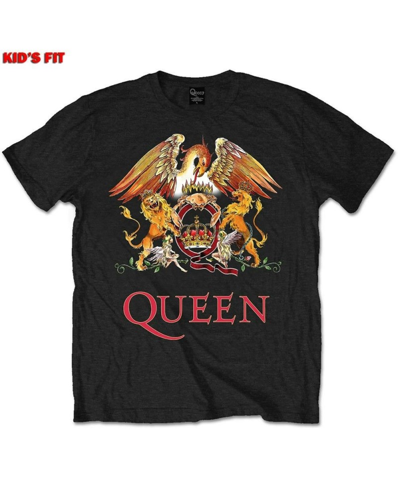 Queen Kids Youth T Shirt - Classic Crest $7.71 Kids