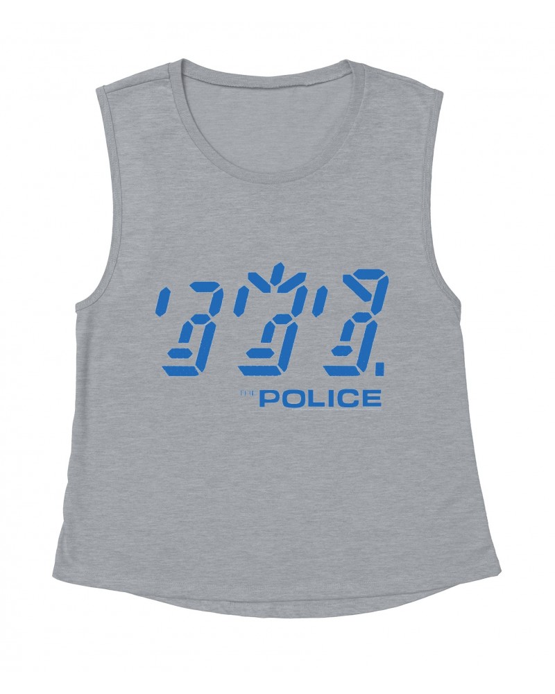 The Police Ladies' Muscle Tank Top | Ghost In The Machine Shirt $9.89 Shirts