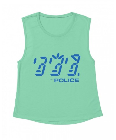 The Police Ladies' Muscle Tank Top | Ghost In The Machine Shirt $9.89 Shirts