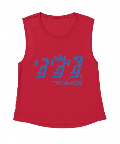 The Police Ladies' Muscle Tank Top | Ghost In The Machine Shirt $9.89 Shirts