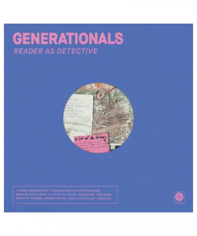 Generationals Reader As Detective Vinyl Record $9.24 Vinyl