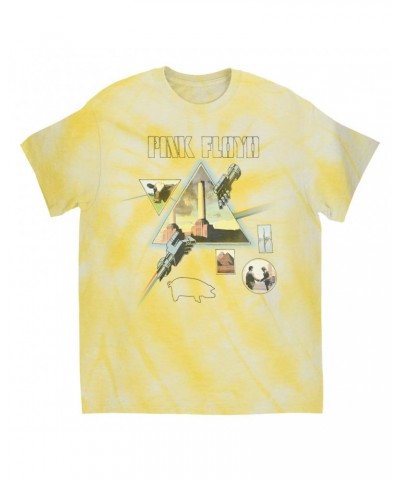 Pink Floyd T-Shirt | Album Art Collage Design Tie Dye Shirt $11.86 Shirts