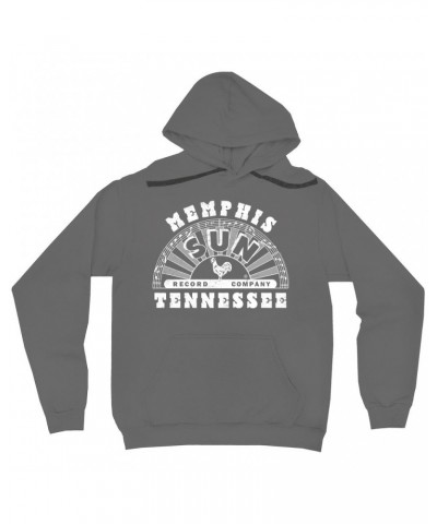 Sun Records Hoodie | White Memphis Tennessee Label Logo Hoodie $13.18 Sweatshirts