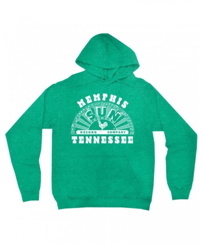 Sun Records Hoodie | White Memphis Tennessee Label Logo Hoodie $13.18 Sweatshirts