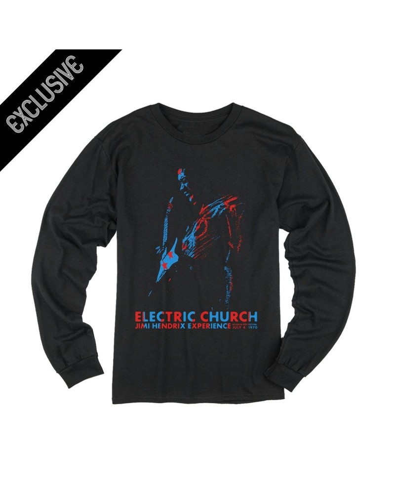 Jimi Hendrix Electric Church Limited Edition Longsleeve T-shirt $15.60 Shirts