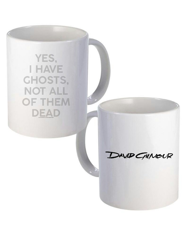 David Gilmour Yes I Have Ghosts Lyrics Ceramic Mug $9.60 Drinkware