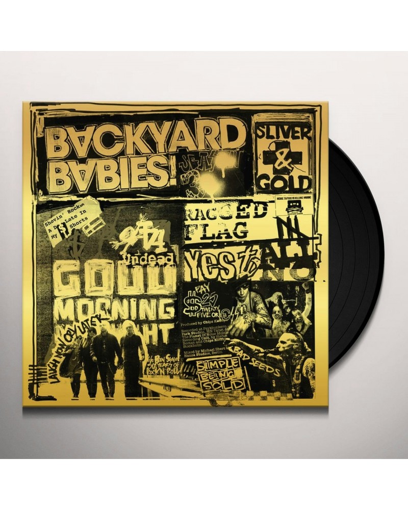 Backyard Babies Sliver And Gold Vinyl Record $16.44 Vinyl