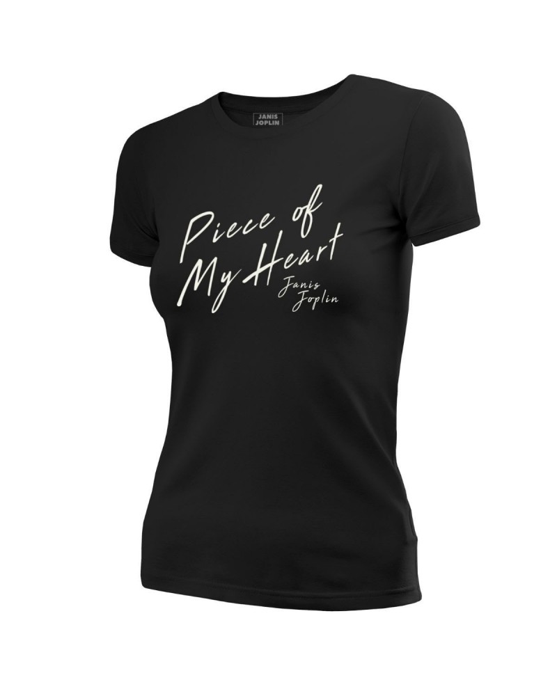 Janis Joplin Women's Piece Of My Heart ™ T-Shirt $14.40 Shirts