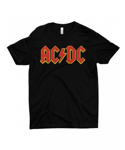 AC/DC T-Shirt | Classic Red Yellow Logo Shirt $9.98 Shirts