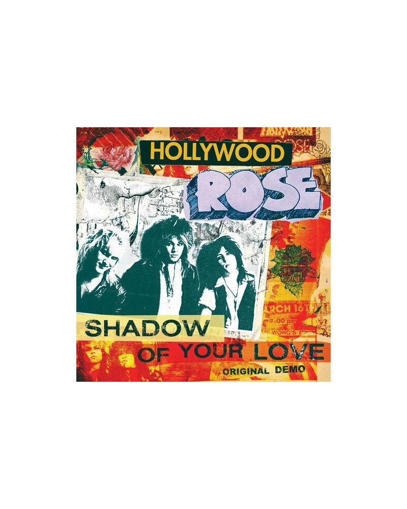 Hollywood Rose SHADOW OF YOUR LOVE / RECKLESS LIFE Vinyl Record - Red Vinyl $6.52 Vinyl