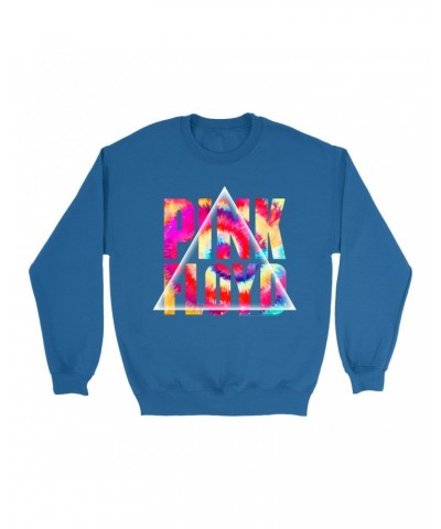 Pink Floyd Sweatshirt | Tie Dye Prism Logo Sweatshirt $12.93 Sweatshirts