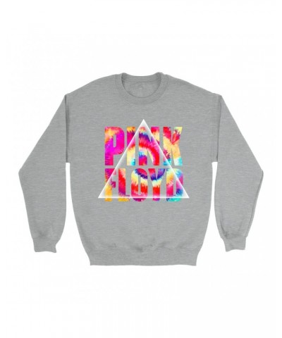 Pink Floyd Sweatshirt | Tie Dye Prism Logo Sweatshirt $12.93 Sweatshirts