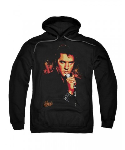 Elvis Presley Hoodie | TROUBLE Pull-Over Sweatshirt $13.76 Sweatshirts