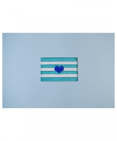 happydieyoung blue heart flag patch $1.99 Accessories