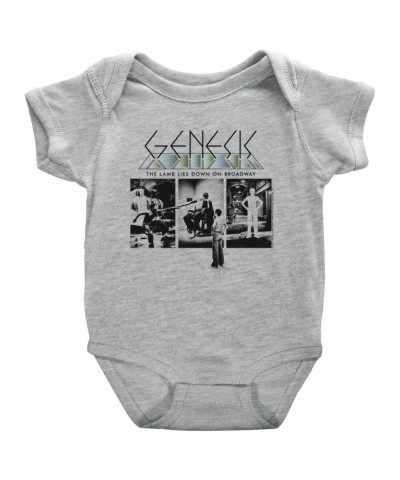 Genesis Baby Short Sleeve Bodysuit | The Lamb Lies Down On Broadway Poster Bodysuit $9.58 Kids