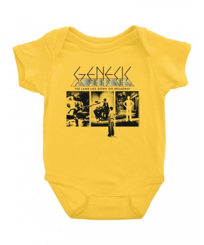 Genesis Baby Short Sleeve Bodysuit | The Lamb Lies Down On Broadway Poster Bodysuit $9.58 Kids