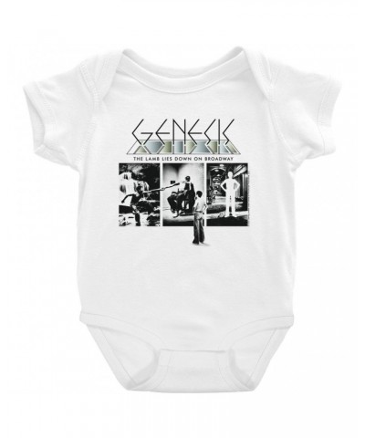 Genesis Baby Short Sleeve Bodysuit | The Lamb Lies Down On Broadway Poster Bodysuit $9.58 Kids