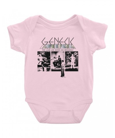 Genesis Baby Short Sleeve Bodysuit | The Lamb Lies Down On Broadway Poster Bodysuit $9.58 Kids