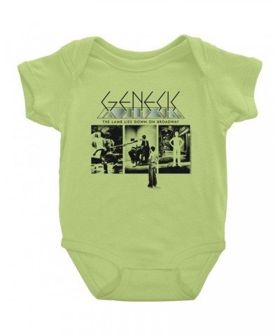 Genesis Baby Short Sleeve Bodysuit | The Lamb Lies Down On Broadway Poster Bodysuit $9.58 Kids