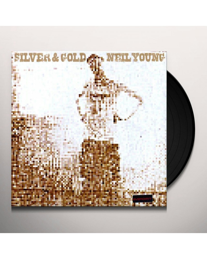 Neil Young Silver & Gold Vinyl Record $7.81 Vinyl