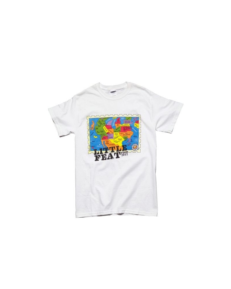 Little Feat "Rooster Rag Map/Itinerary 2012" T-Shirt $3.30 Shirts