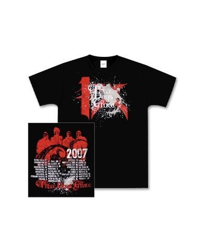 Three Days Grace 4X Black Splatter T-Shirt $10.00 Shirts