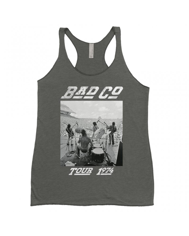 Bad Company Ladies' Tank Top | 1974 On Stage Tour Shirt $14.19 Shirts