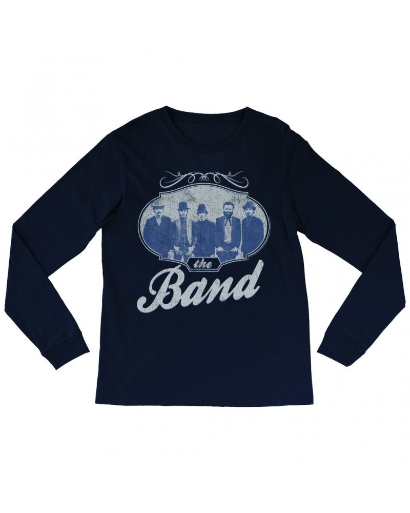 The Band Long Sleeve Shirt | Filigree Framed Photo Design Distressed Shirt $11.38 Shirts