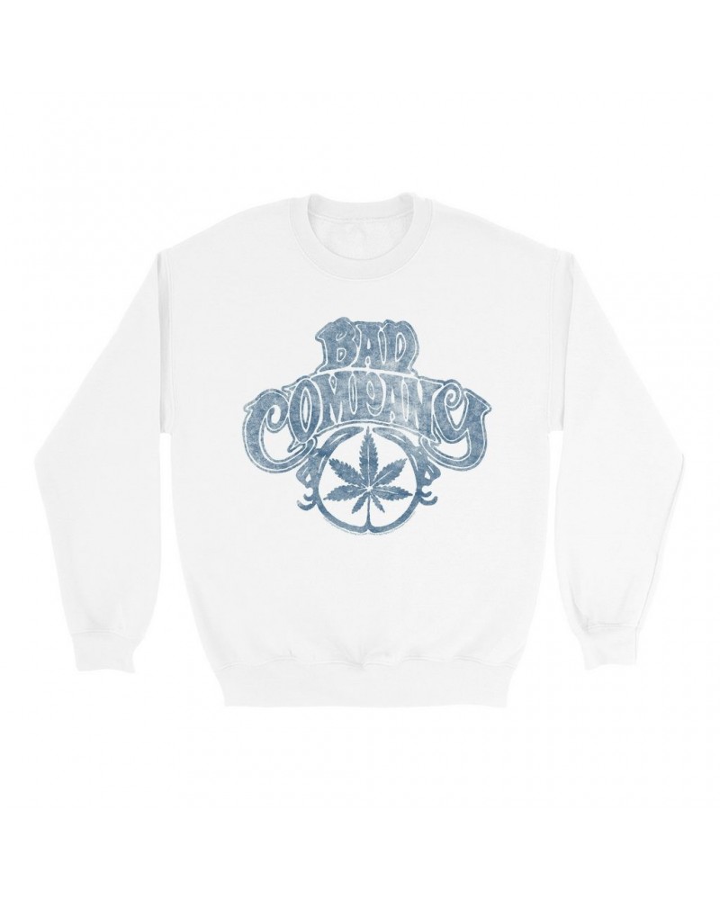 Bad Company Sweatshirt | Early Smoke Logo Distressed Sweatshirt $13.63 Sweatshirts