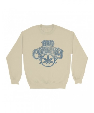 Bad Company Sweatshirt | Early Smoke Logo Distressed Sweatshirt $13.63 Sweatshirts