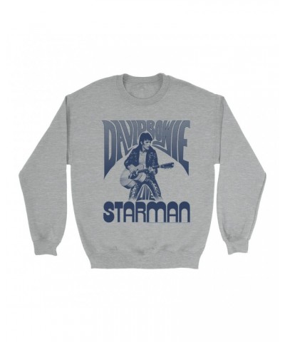 David Bowie Sweatshirt | Starman Live Sweatshirt $17.13 Sweatshirts