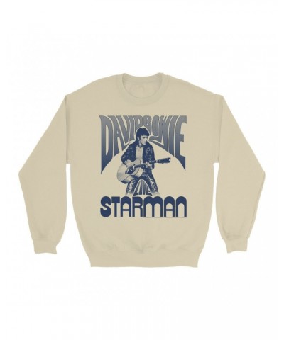 David Bowie Sweatshirt | Starman Live Sweatshirt $17.13 Sweatshirts