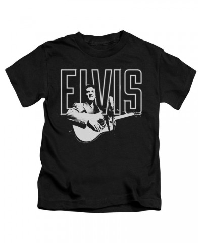 Elvis Presley Kids T Shirt | WHITE GLOW Kids Tee $5.46 Kids