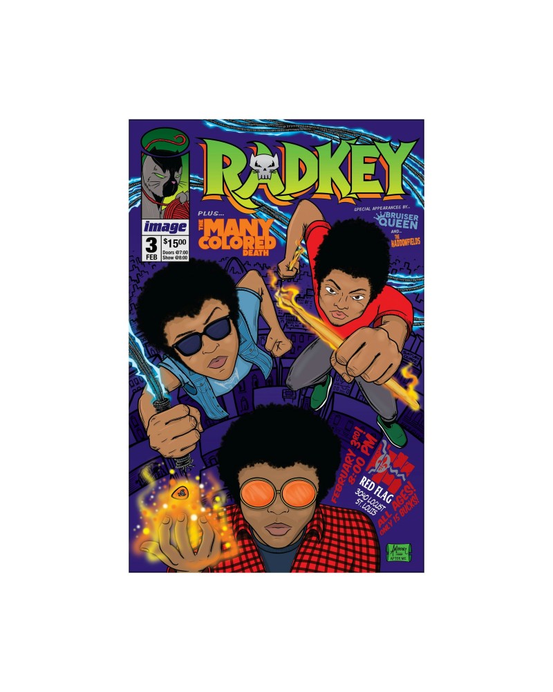 Radkey Red Flag - 02.03.23 Poster $4.00 Decor