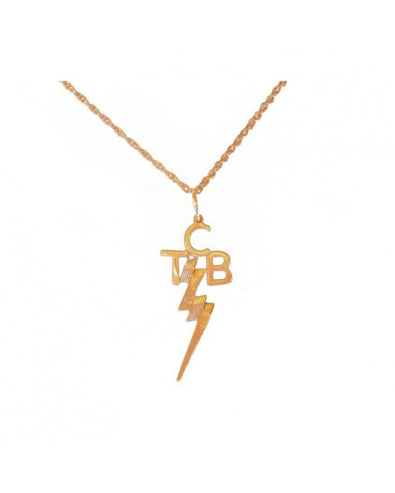 Elvis Presley TCB 14K Gold Necklace $626.67 Accessories