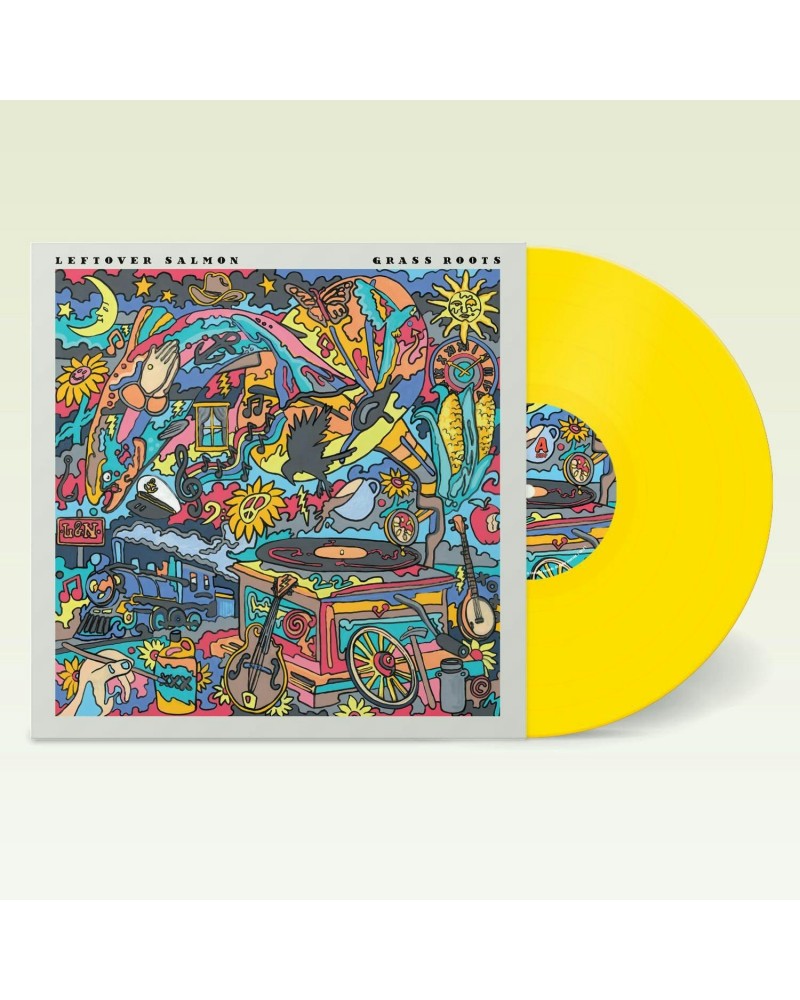 Leftover Salmon GRASS ROOTS (BANANA YELLOW VINYL) Vinyl Record $12.47 Vinyl