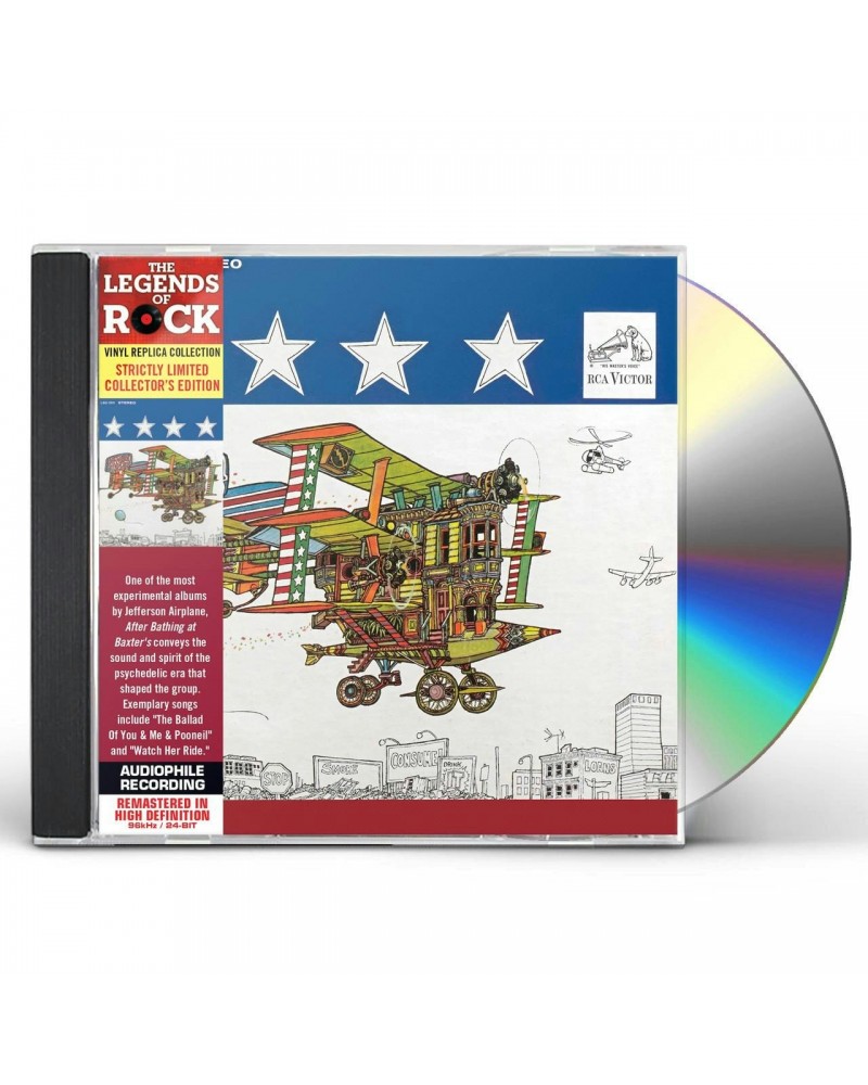 Jefferson Airplane AFTER BATHING AT BAXTER'S CD $7.95 CD