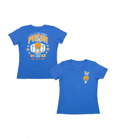 Phish Women’s Slam Dunk V-Neck Tee on Royal Blue $9.50 Shirts