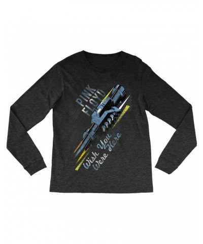 Pink Floyd Long Sleeve Shirt | Wish You Were Here Handshake Art Shirt $12.28 Shirts