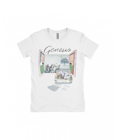 Genesis Ladies' Boyfriend T-Shirt | World Tour 1982 Shirt $8.73 Shirts